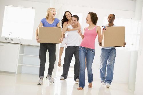 Secure document storage facility in Greenwich with organized archive boxes