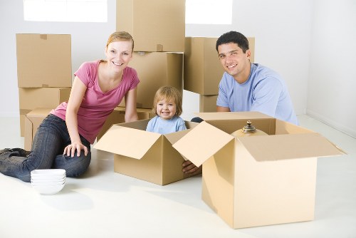 House removals team planning a move in Greenwich