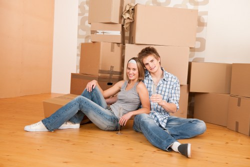 Office moving team planning removals in Greenwich