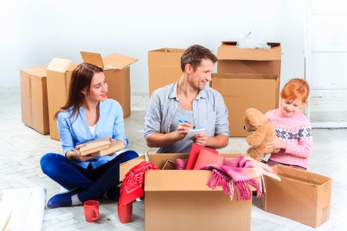 Greenwich self storage facility introduction with organized space